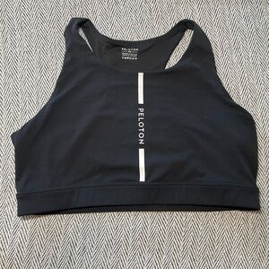 Peloton Here Now High Neck Racerback Style Black Bra Size XXL